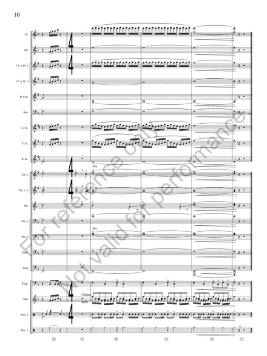 Juvenescence Juvenescence Concert Band scores gallery preview page 11