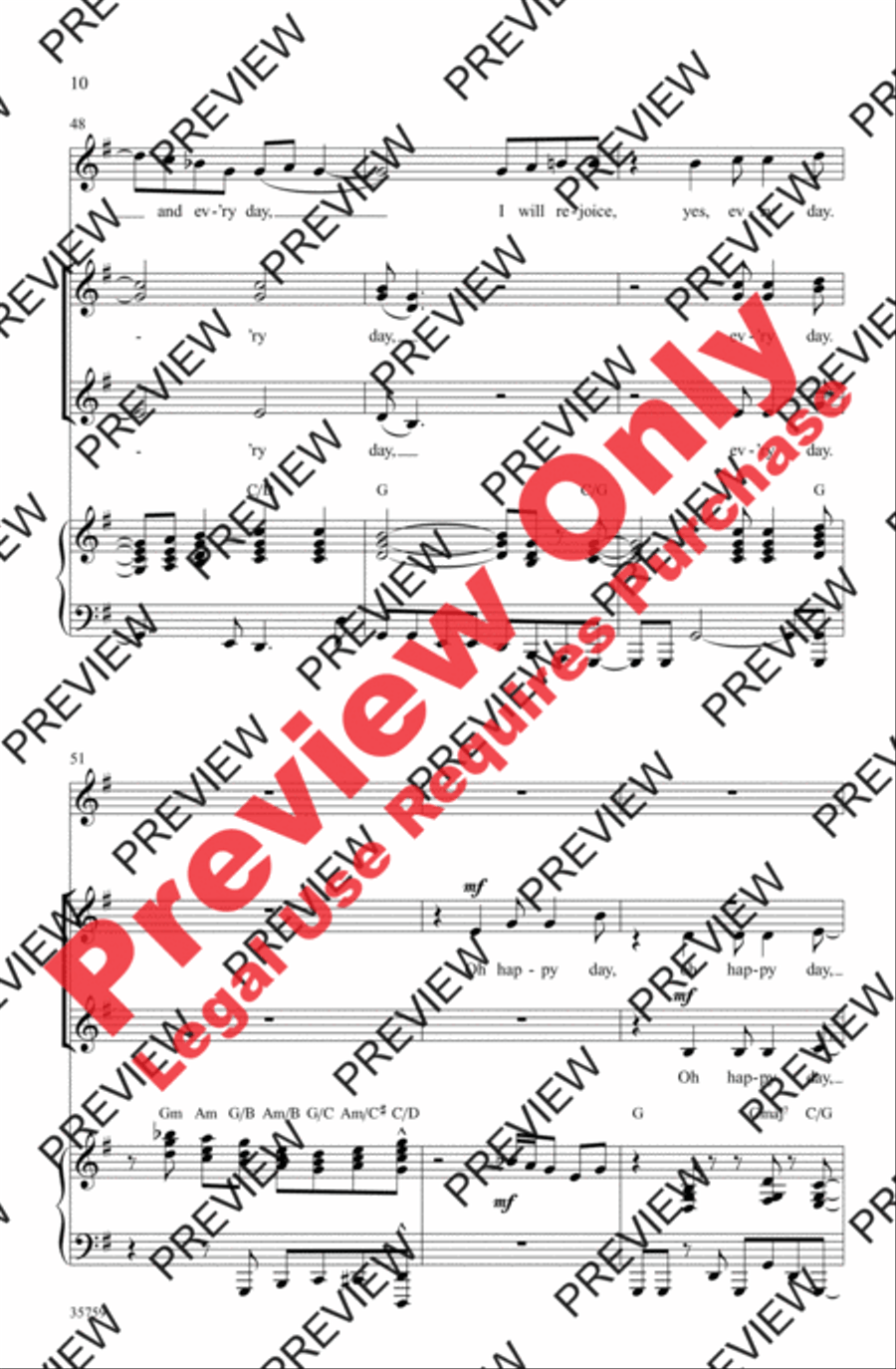 Oh Happy Day Oh Happy Day Women's Choir scores gallery preview page 10