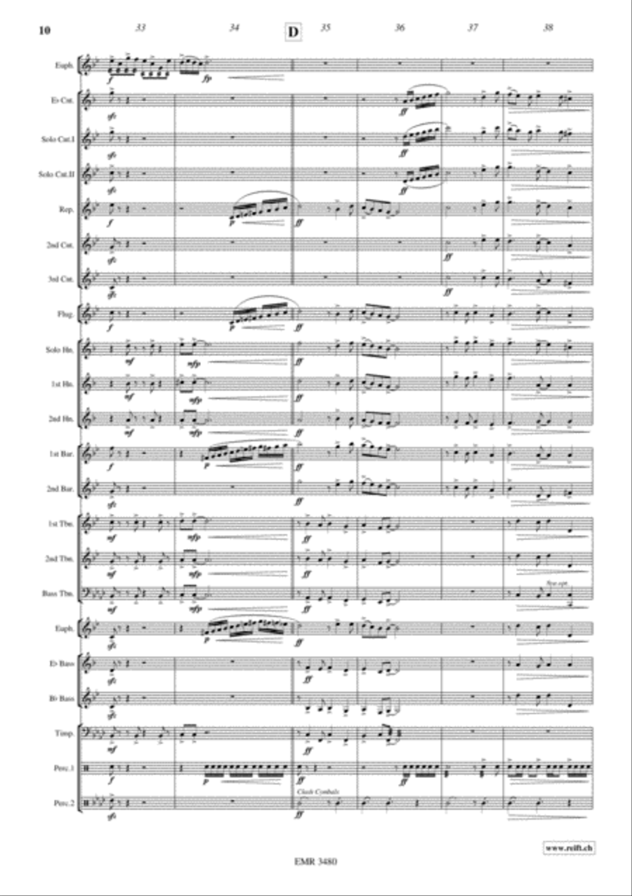 Devil's Concertino Devil's Concertino Brass Band scores gallery preview page 11
