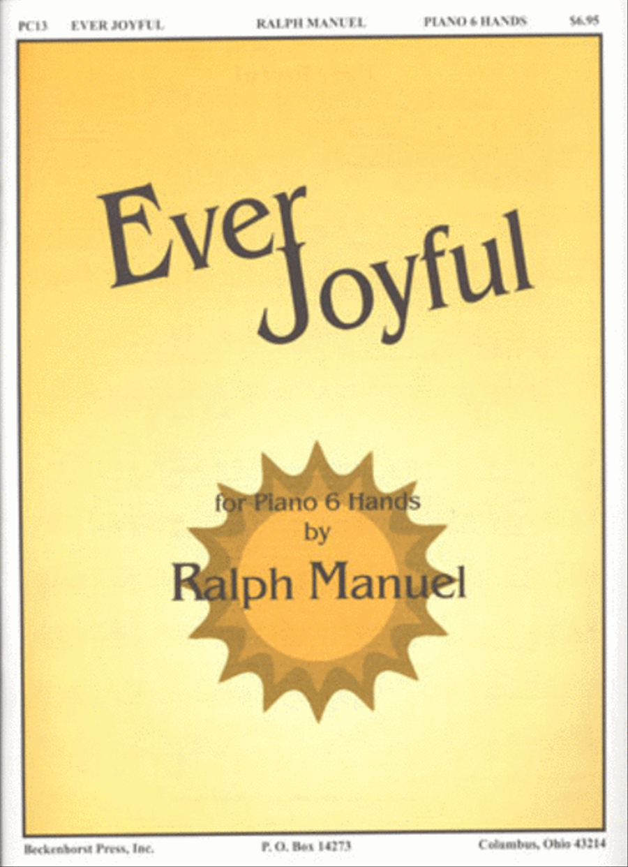 Ever Joyful Ever Joyful Piano scores gallery preview page 1
