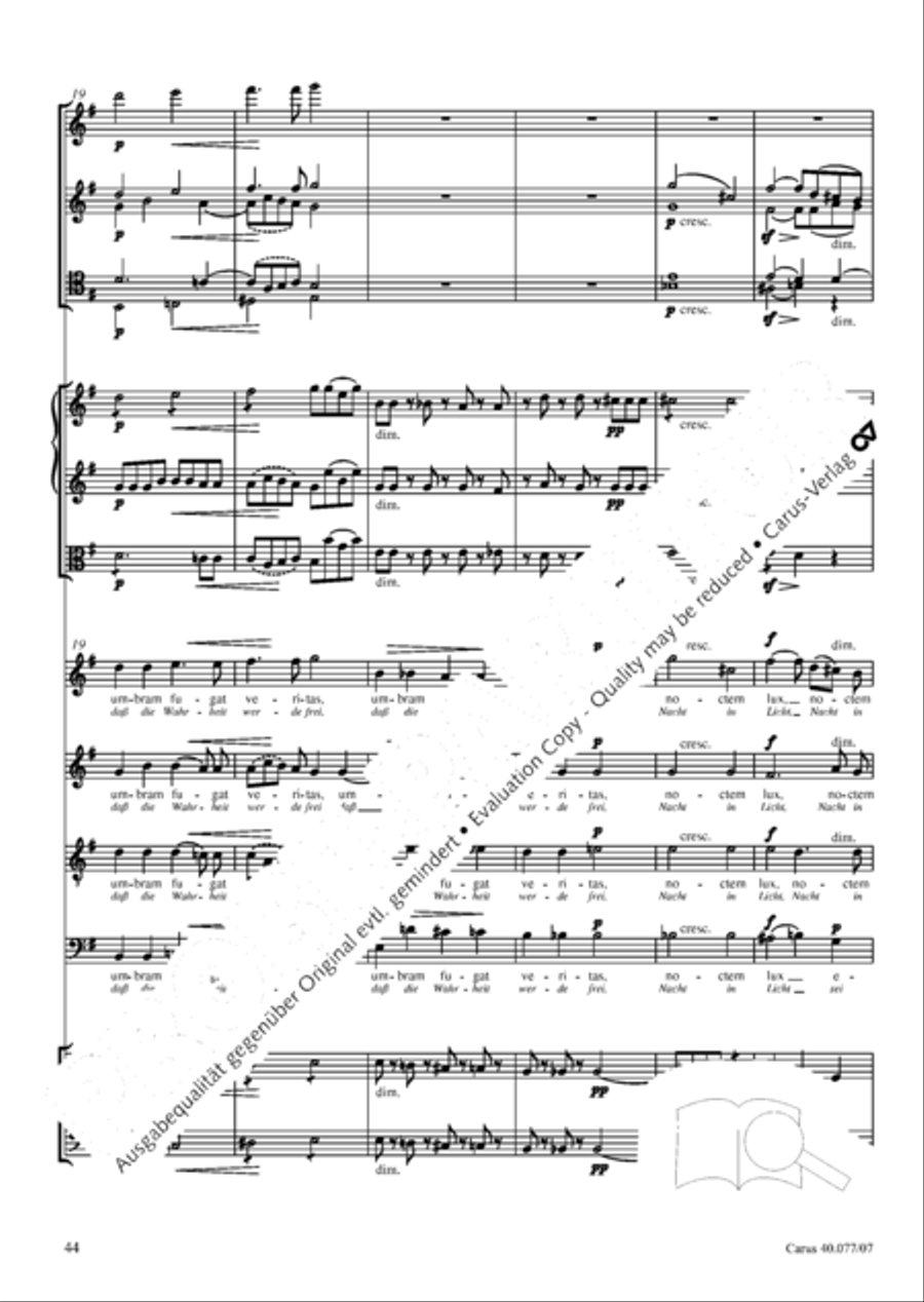 Lauda Sion 4-Part scores gallery preview page 57