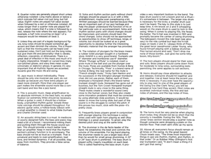 Flying Home: Score Jazz Ensemble scores gallery preview page 4
