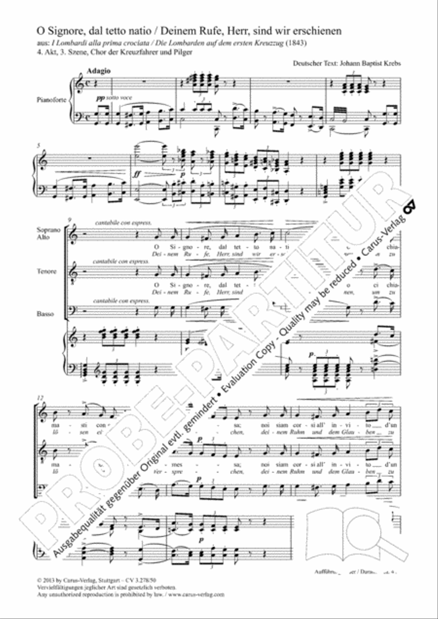O Signore, dal tetto natio 4-Part scores gallery preview page 2