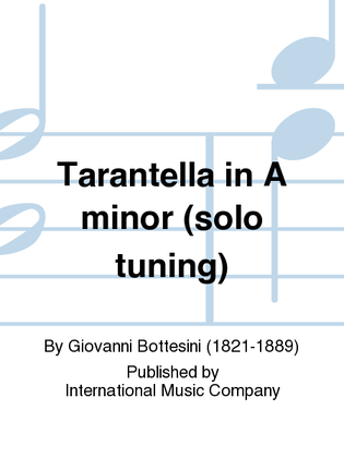 Book cover for Tarantella In A Minor (Solo Tuning)