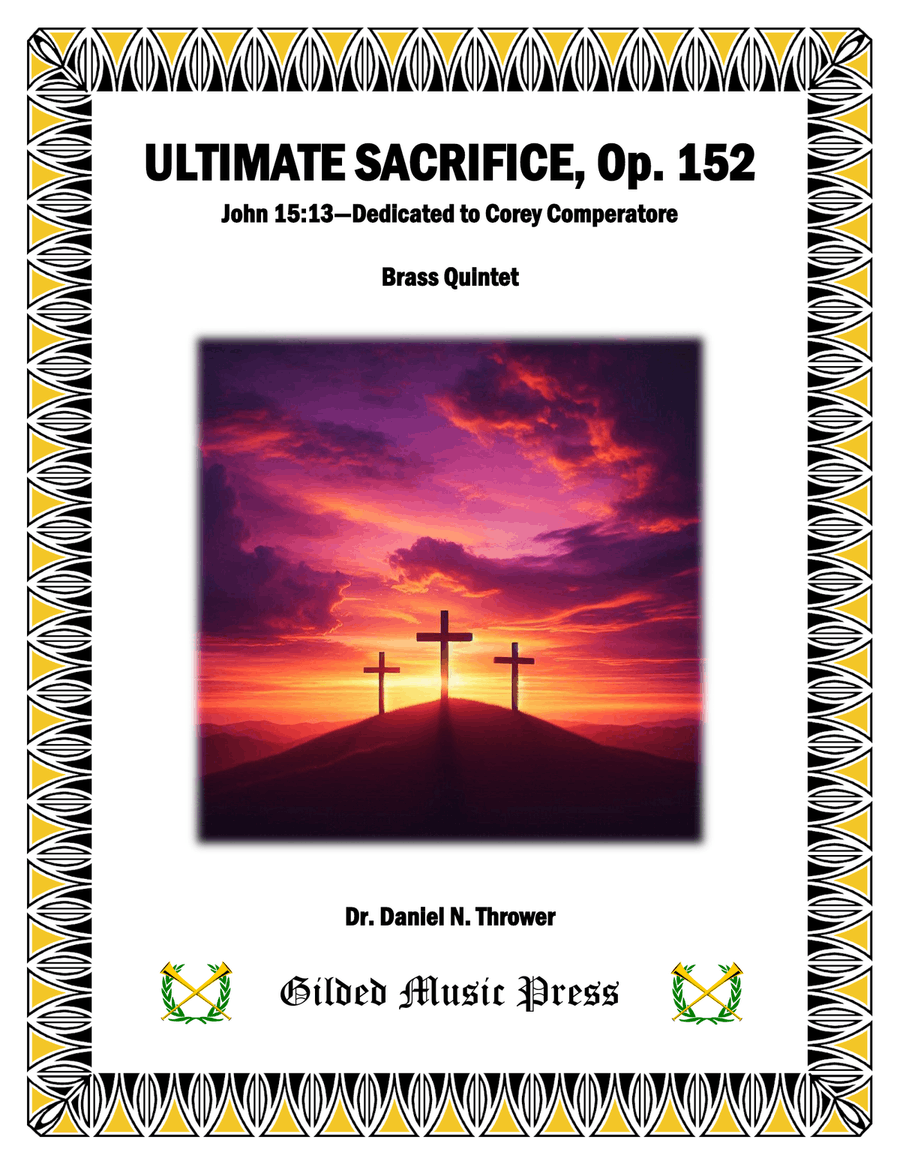 Ultimate Sacrifice, Op. 152 Brass Quintet scores gallery preview page 1