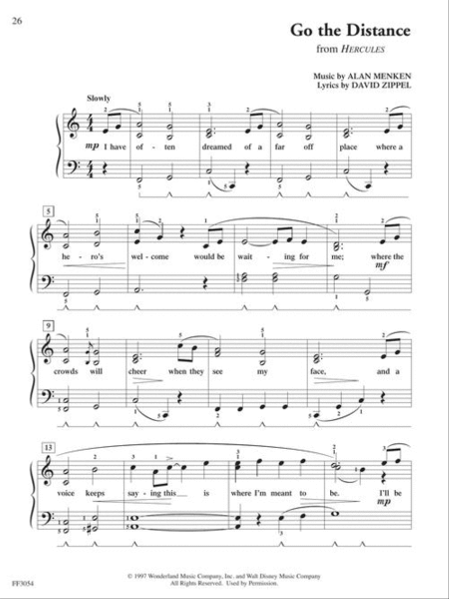 FunTime® Piano Disney FunTime® Piano Disney Piano Method scores gallery preview page 7