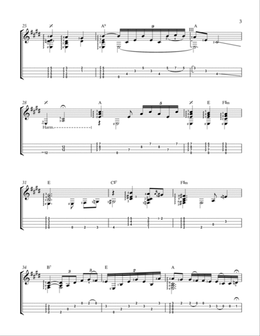 Sombra en los medanos Ukulele scores gallery preview page 3