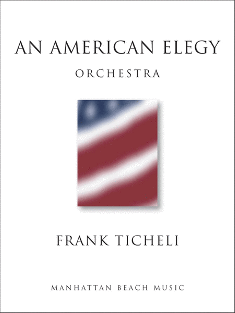 An American Elegy An American Elegy Orchestra scores gallery preview page 1