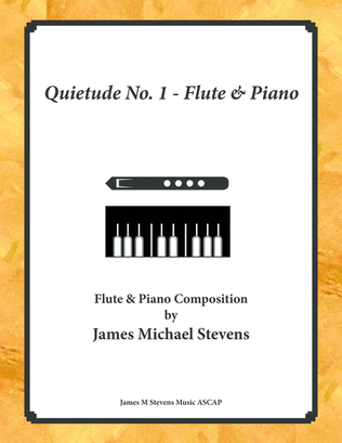 Book cover for Quietude No. 1 - Flute & Piano