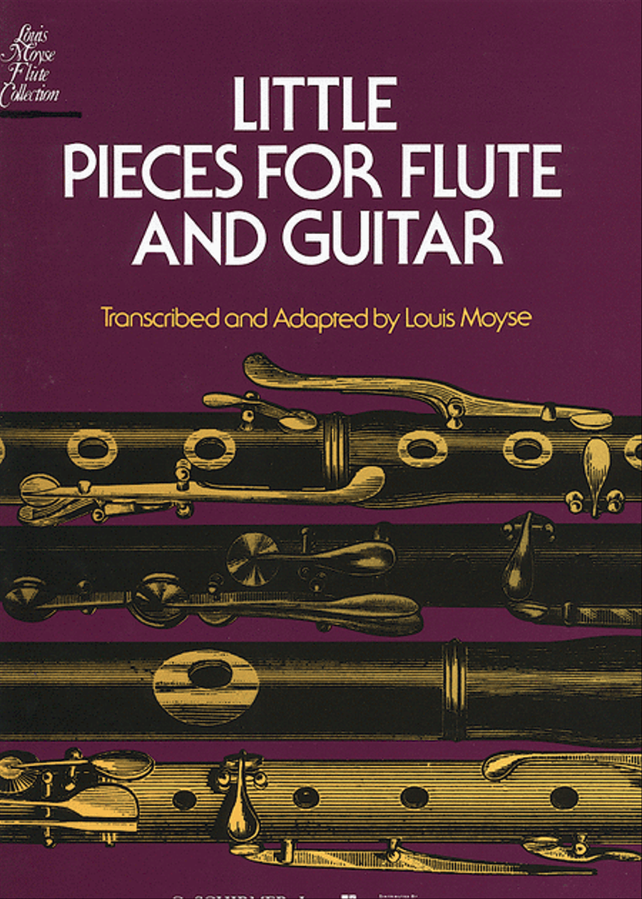 Little Pieces for Flute and Guitar Flute scores gallery preview page 1
