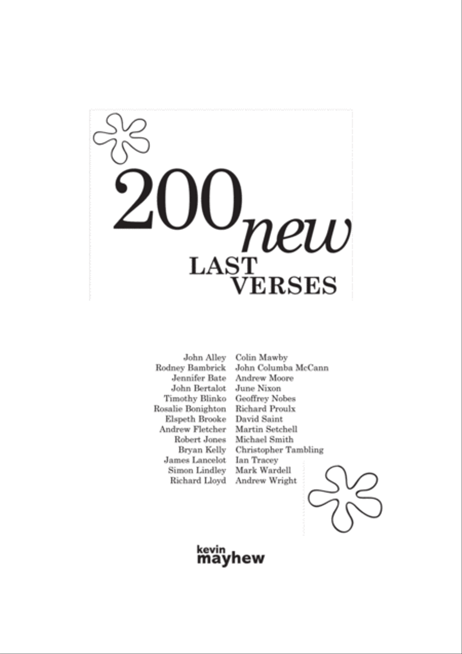 200 New Last Verses 200 New Last Verses Organ scores gallery preview page 2