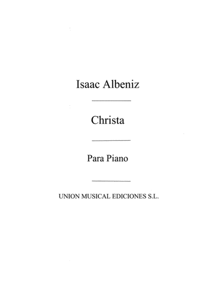 Christa No 5 From Mazurkas De Salon Op.66