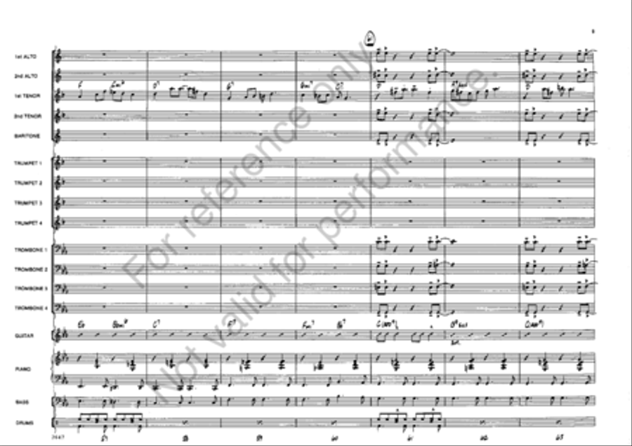 Thoughts of You Thoughts of You Jazz Ensemble scores gallery preview page 9