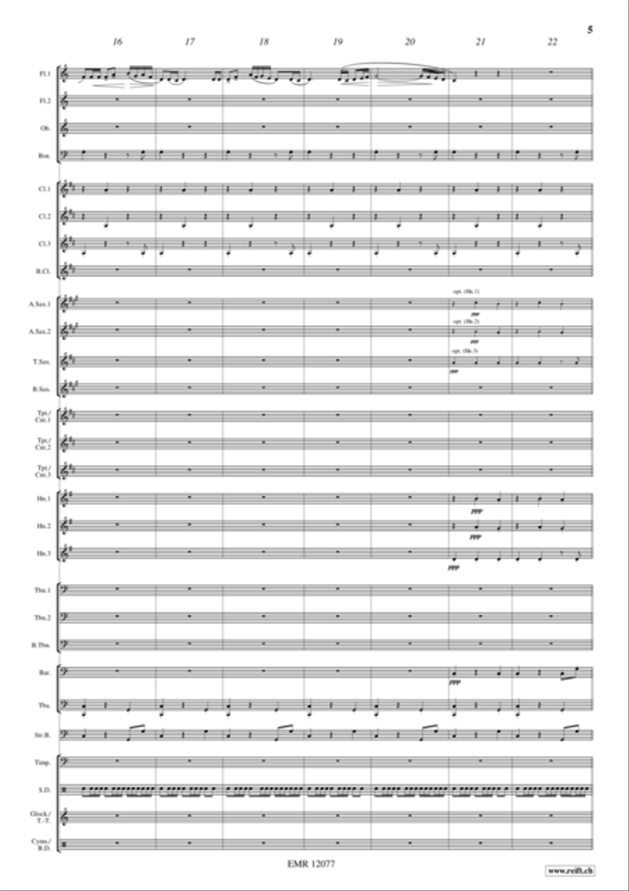 Bolero Concert Band scores gallery preview page 5