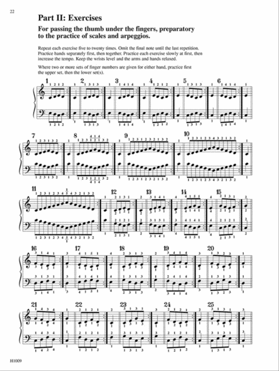 Schmitt Preparatory Exercises for Piano, Op. 16 Piano Method scores gallery preview page 4