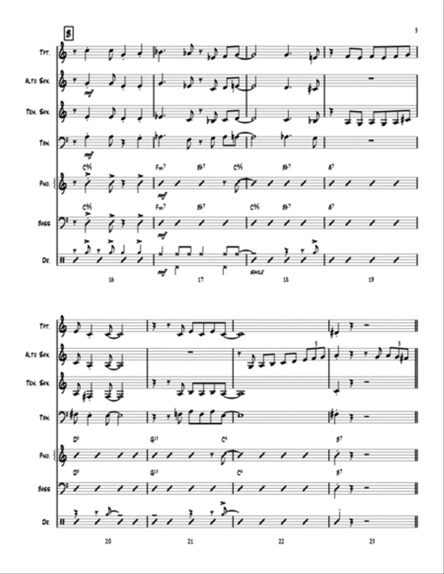 Yardbird Suite Jazz Ensemble scores gallery preview page 3