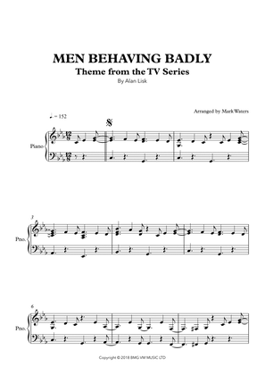 Book cover for Men Behaving Badly (main Title/cues)