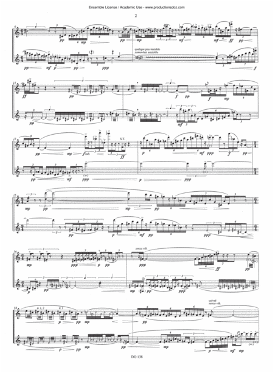 Doppelgänger Flute Duet scores gallery preview page 4