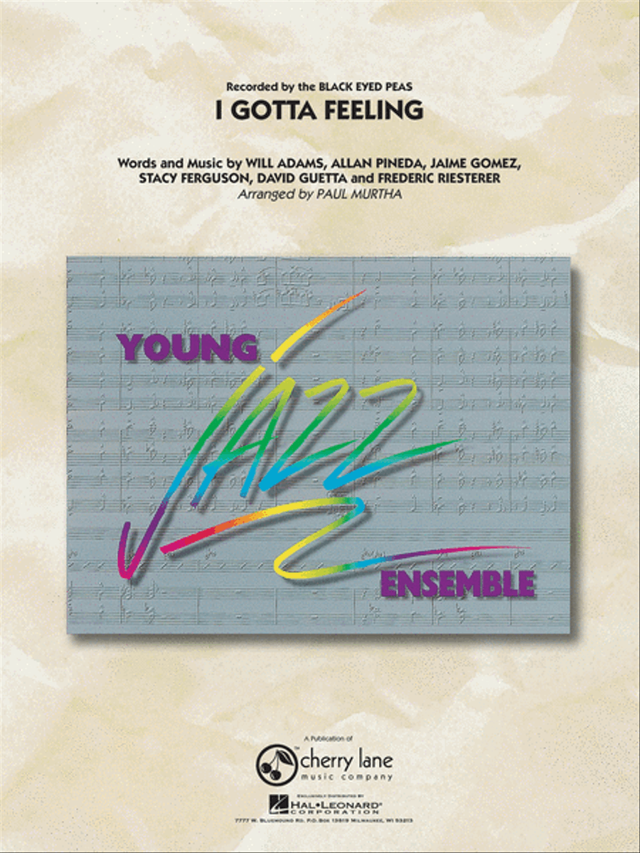 I Gotta Feeling Jazz Ensemble scores gallery preview page 1