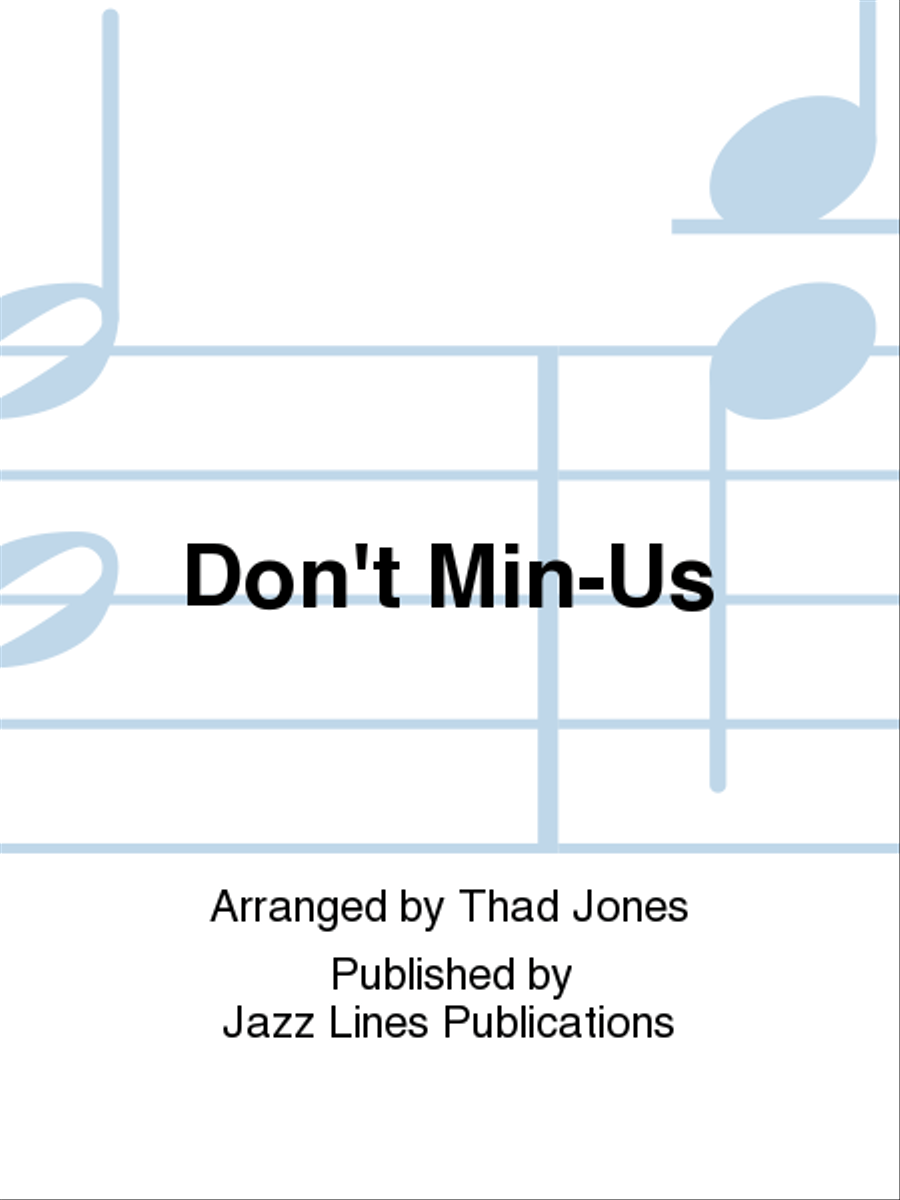 Don't Min-Us Big Band scores gallery preview page 1