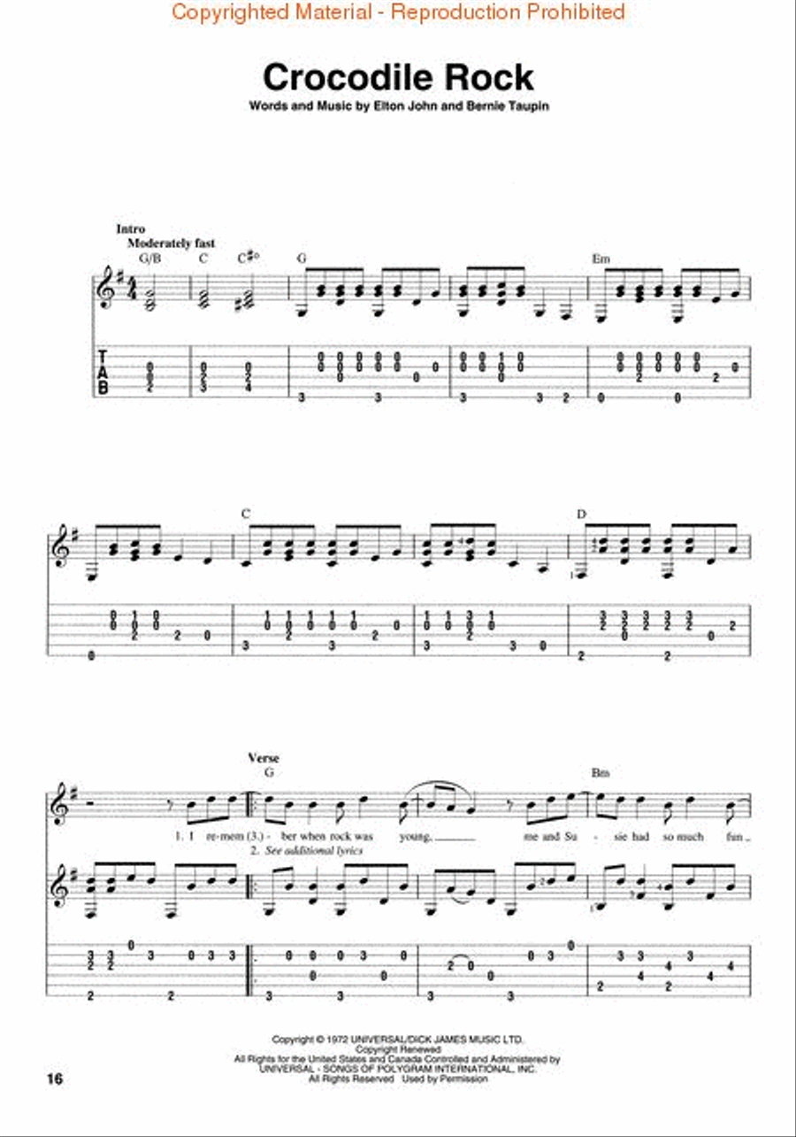 Fingerpicking Rock Fingerpicking Guitar scores gallery preview page 4