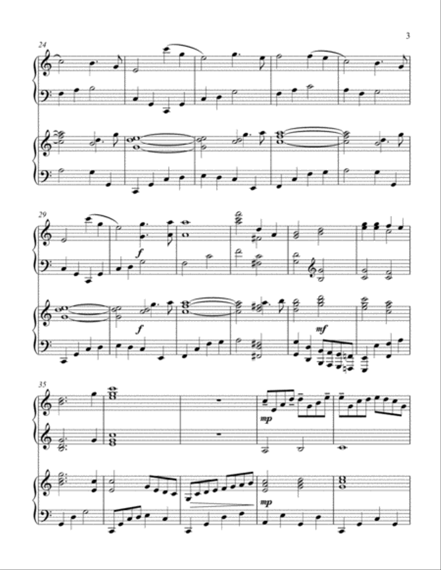 The Power Of The Cross (Oh To See The Dawn) 2 Pianos, 4-Hands scores gallery preview page 4