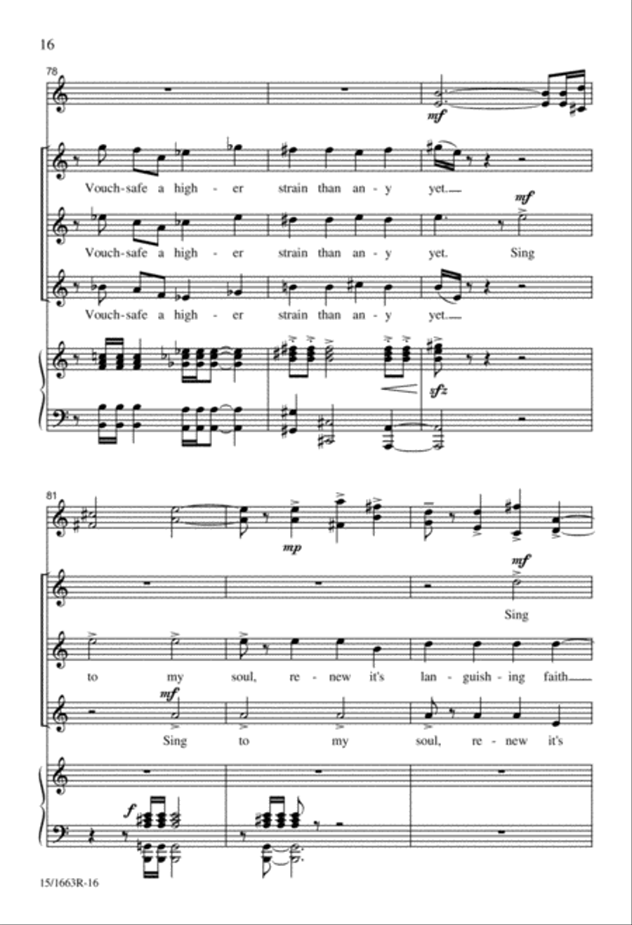 The Mystic Trumpeter SSA scores gallery preview page 16