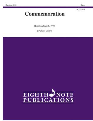 Book cover for Commemoration