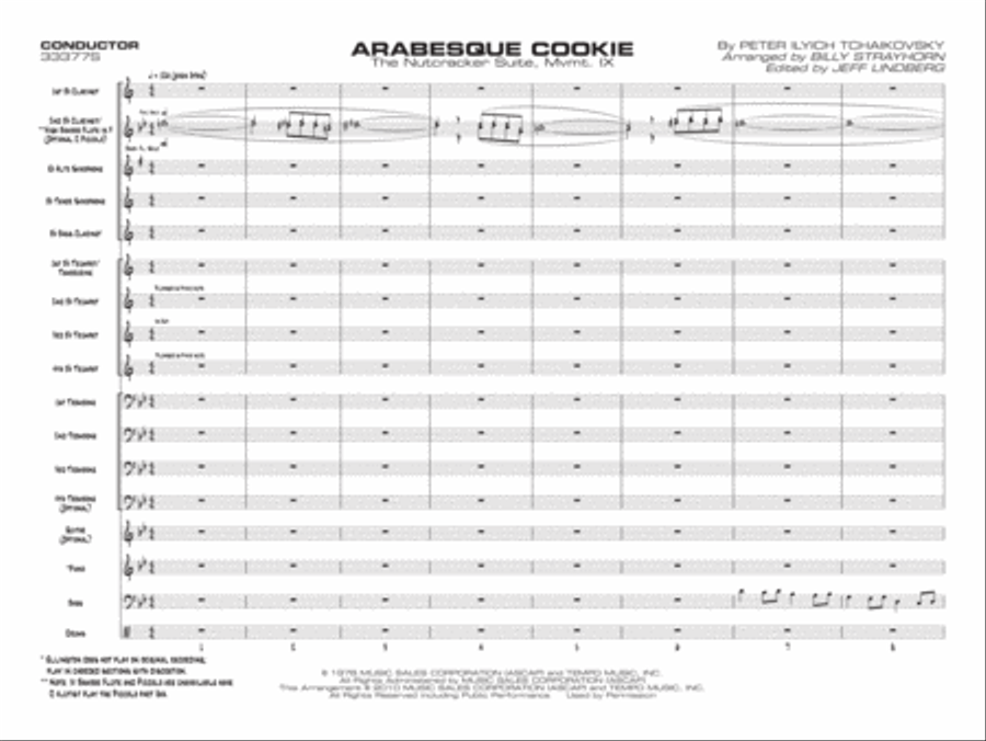 The Nutcracker Suite Jazz Ensemble scores gallery preview page 55