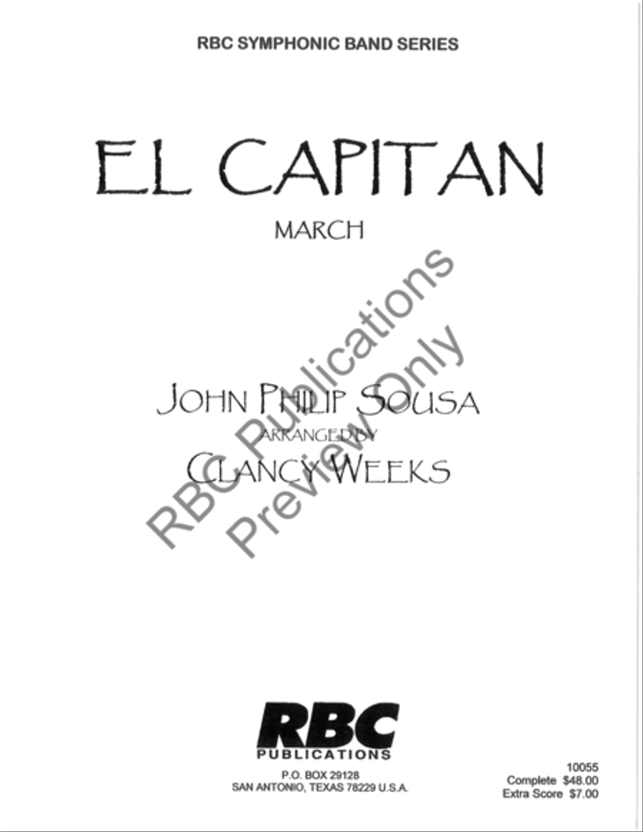 El Capitan Concert Band scores gallery preview page 2
