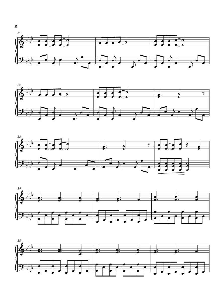 Heavenly Easy Piano scores gallery preview page 2