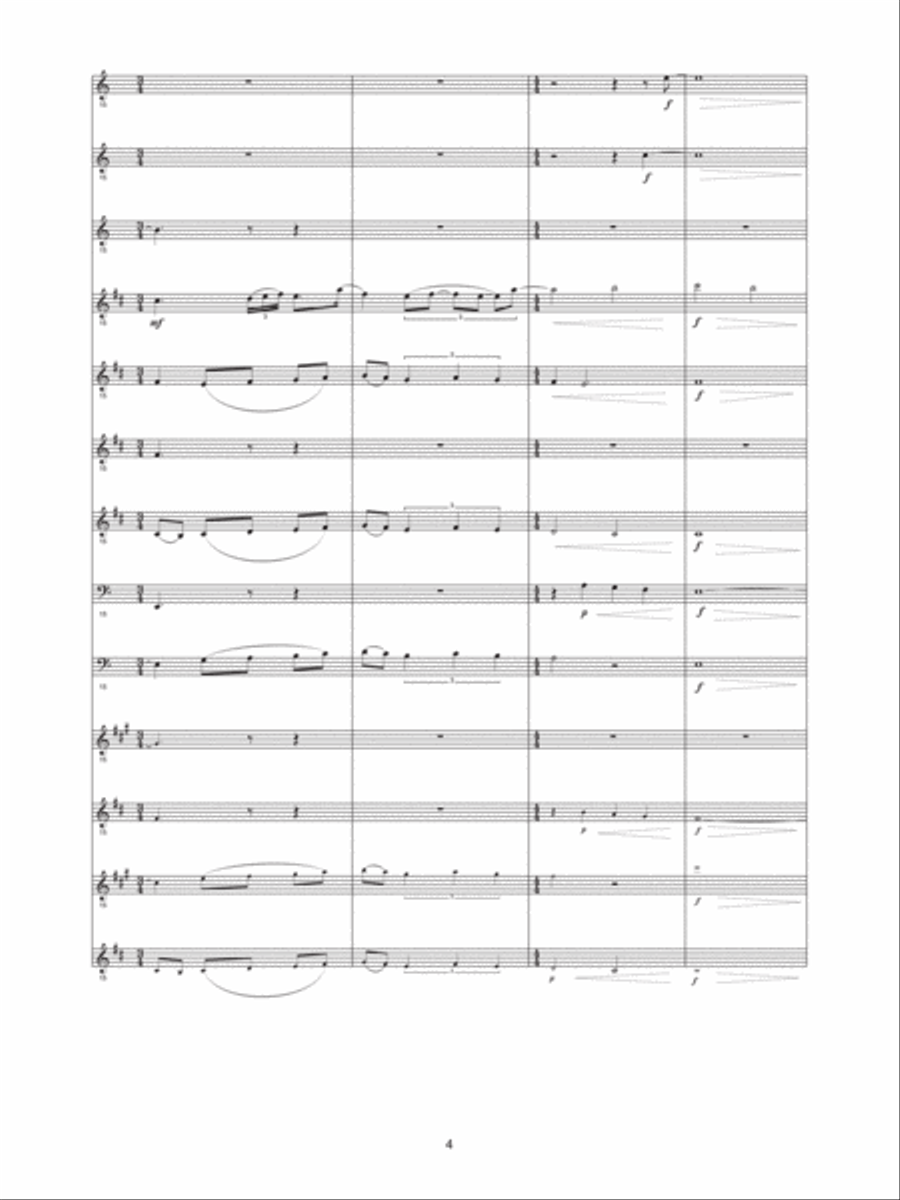 England (Five Flags Suite) Concert Band scores gallery preview page 5