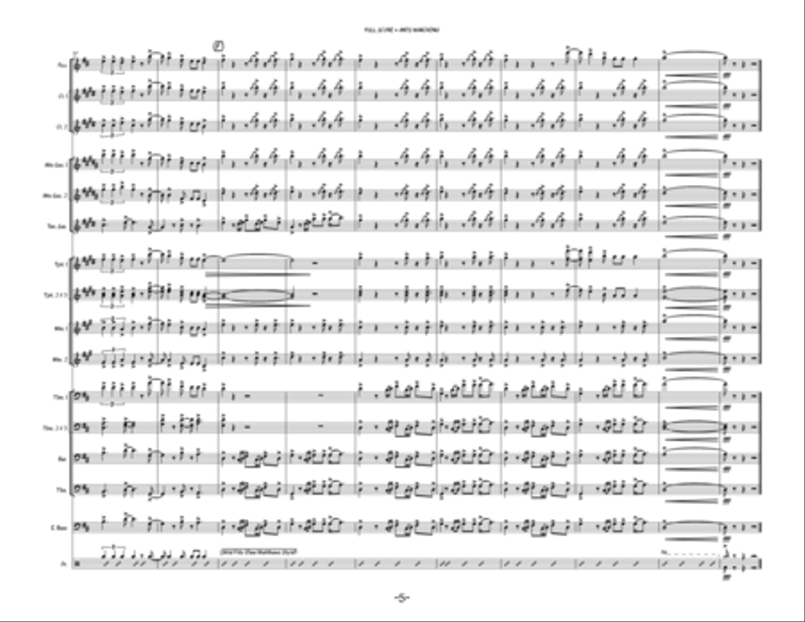 Ants Marching Ants Marching Marching Band scores gallery preview page 5