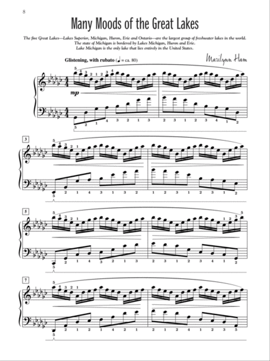 Michigan Images Michigan Images Piano Solo scores gallery preview page 5