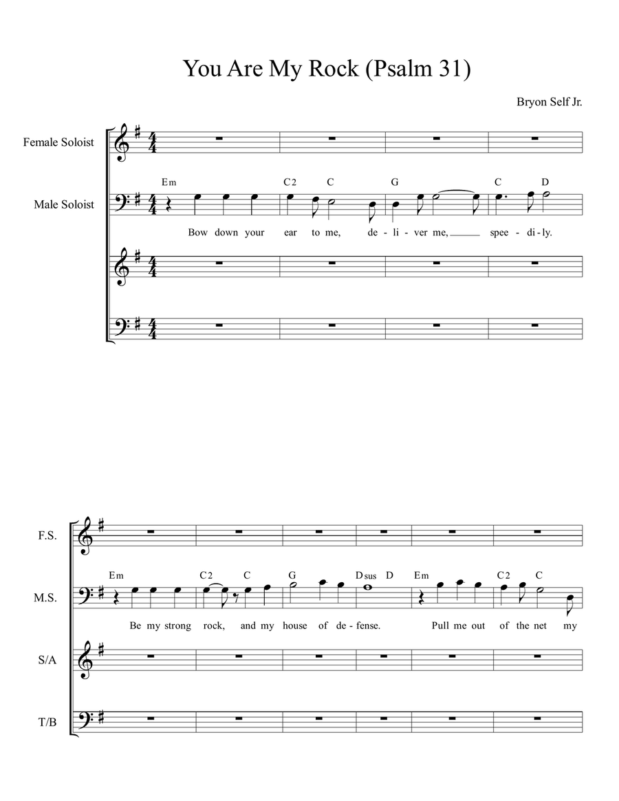 You Are My Rock (Psalm 31)