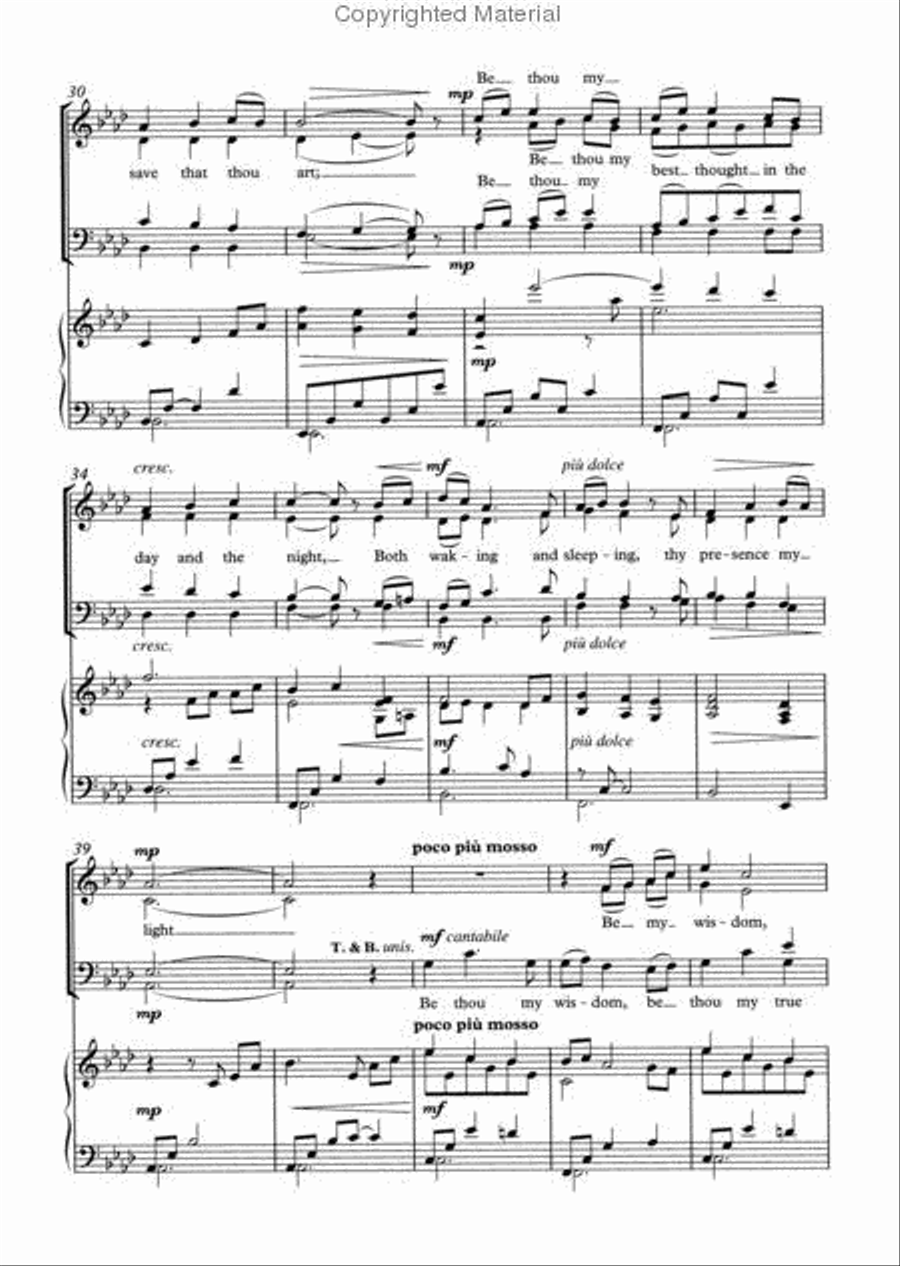 Be thou my vision Be thou my vision 4-Part scores gallery preview page 3