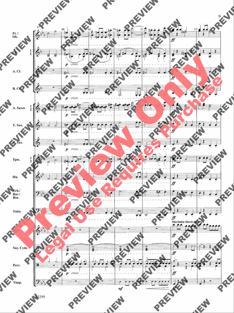 Stormchasers Concert Band scores gallery preview page 10