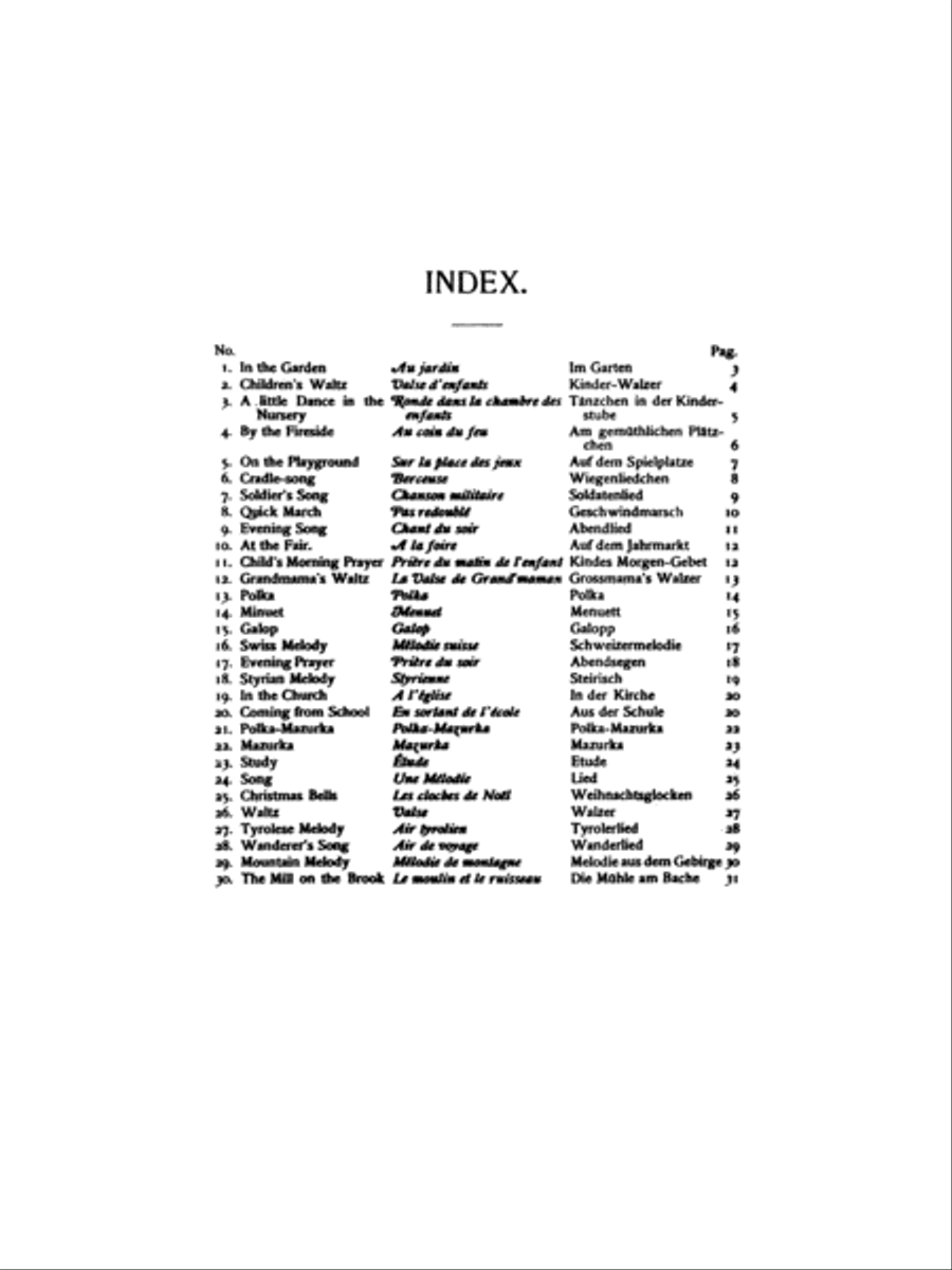 Children's Album, Op. 210 Piano Solo scores gallery preview page 3