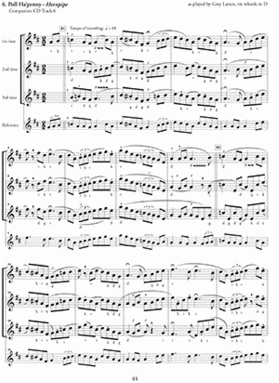 Down the Back Lane: Variation in Traditional Irish Dance Music Flute scores gallery preview page 4