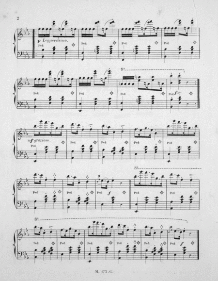 Chant D'Amour Pour Piano. Polka-Mazurka