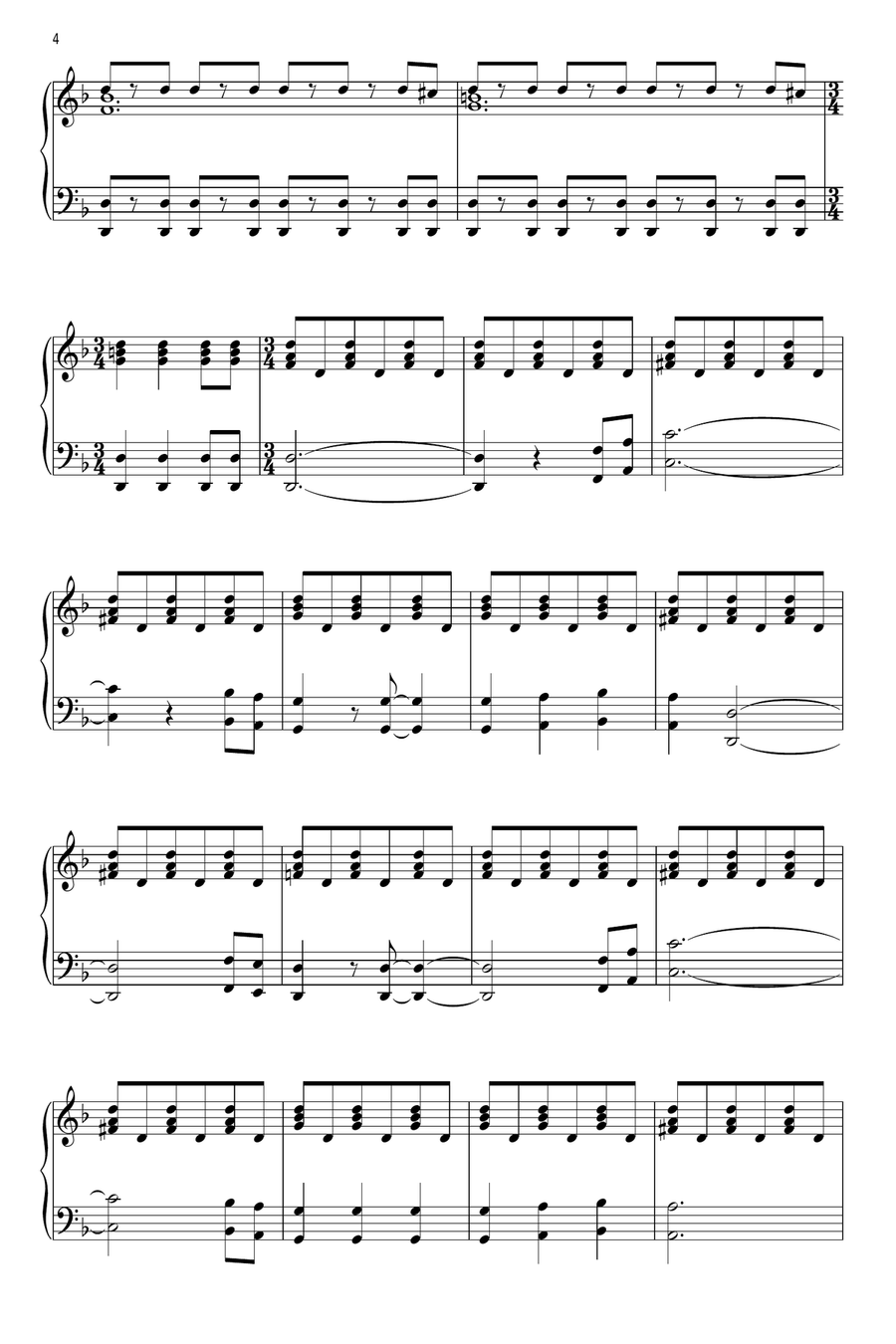Palm Tree Escape Piano Solo scores gallery preview page 4