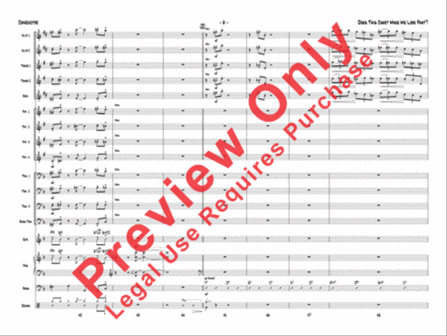 Does This Chart Make Me Look Phat? Jazz Ensemble scores gallery preview page 27