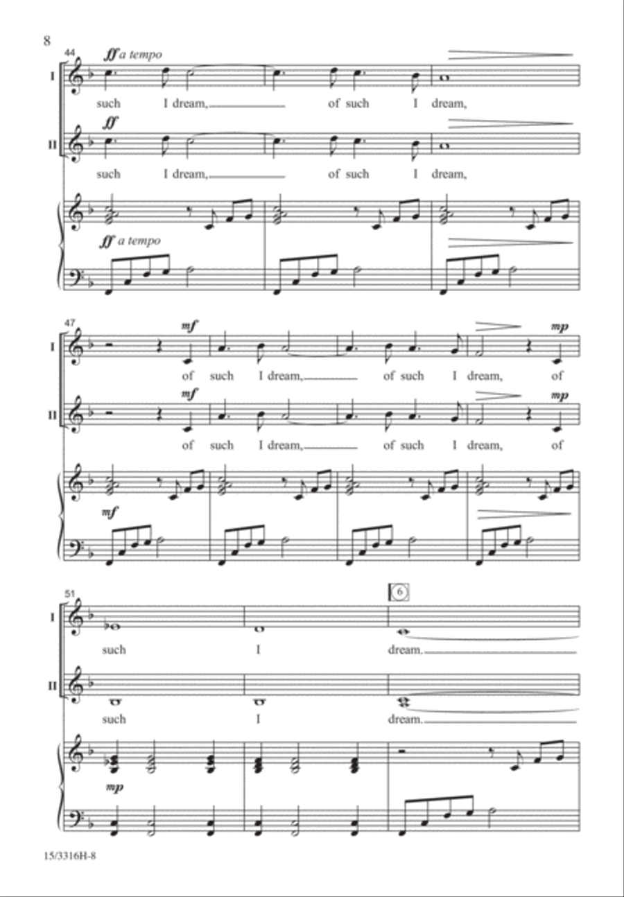 I Dream a World 2-Part scores gallery preview page 7
