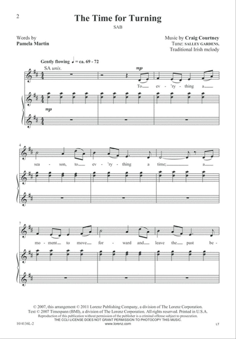 The Time for Turning 3-Part scores gallery preview page 3
