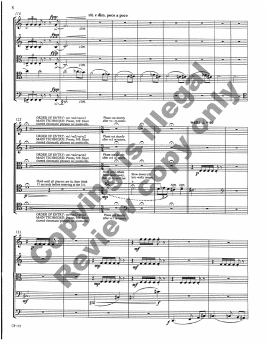 Black Waltz of a Gossiping Diva Cello scores gallery preview page 21