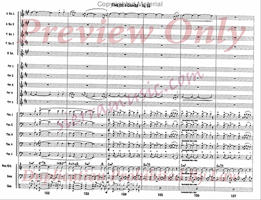 Time For A Change Jazz Ensemble scores gallery preview page 19