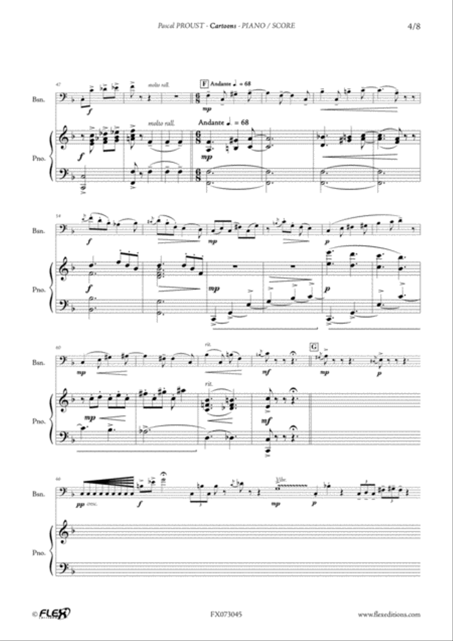Cartoons Cartoons Bassoon scores gallery preview page 4