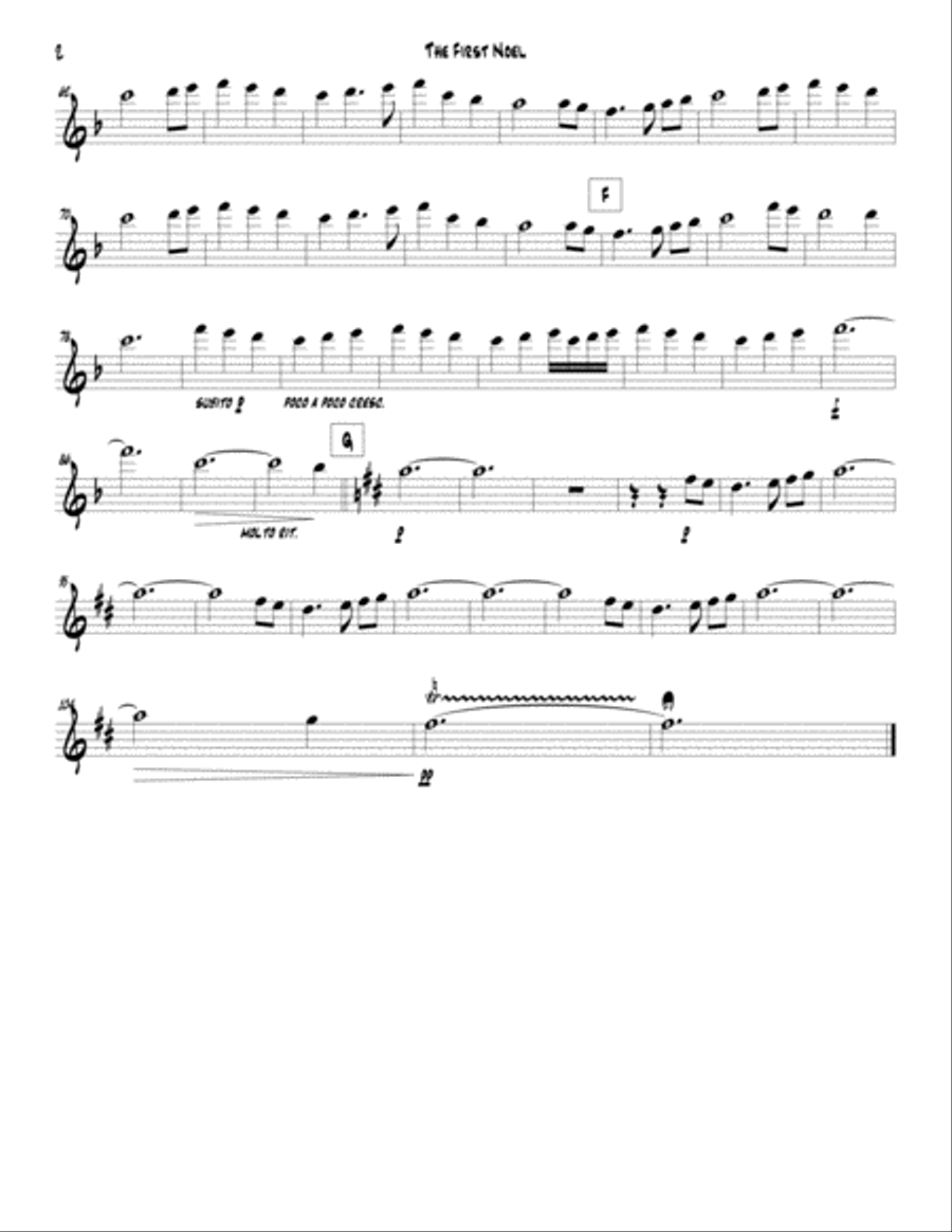 The First Noel The First Noel Large Ensemble scores gallery preview page 2