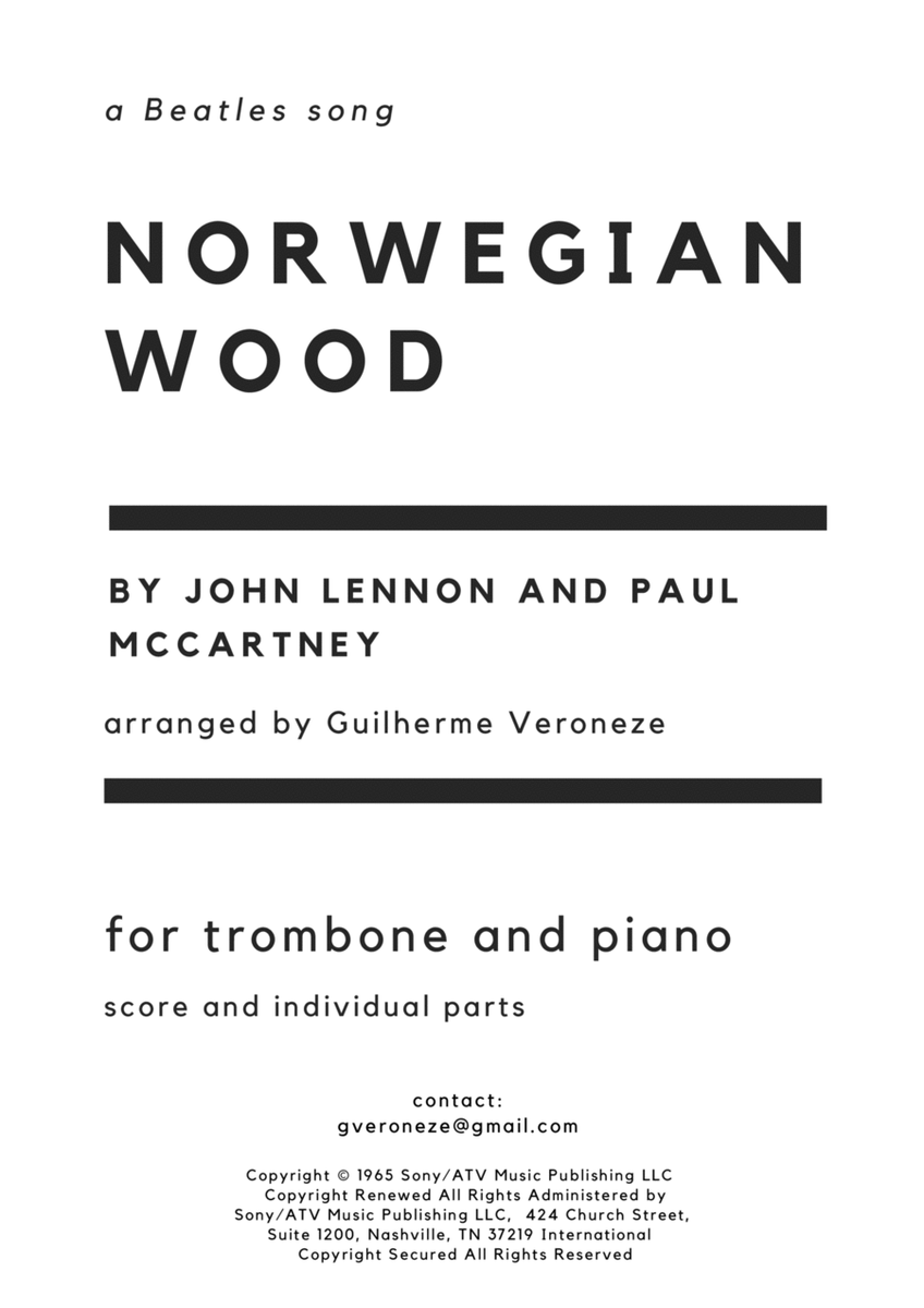 Norwegian Wood (this Bird Has Flown) image number null