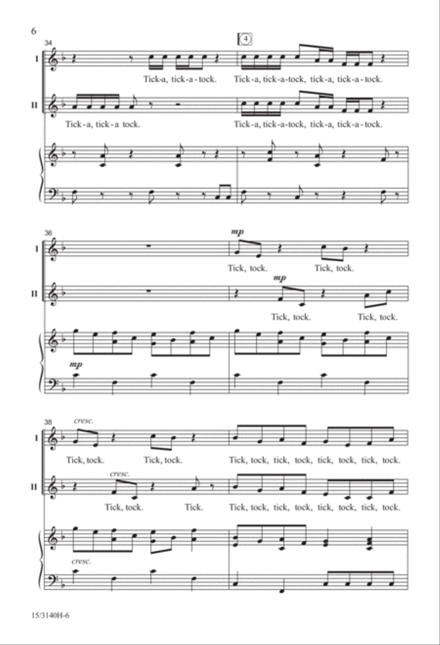 Just Like Clockwork! 2-Part scores gallery preview page 7